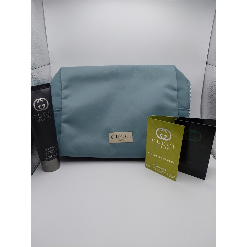 Gucci  Pouch | New | Unisex  | Travel Toiletry Cosmetic Bag With EXTRA BONUSES